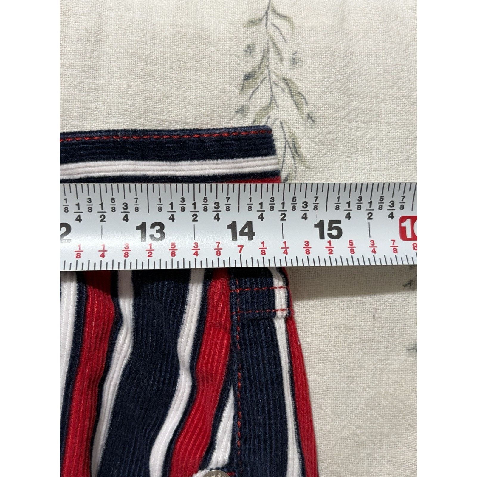 Tommy Hilfiger Vtg/Y2K Tommy Hilfiger Striped Corduroy Women’s Pants Sz 3 Size 29" - 7 Thumbnail
