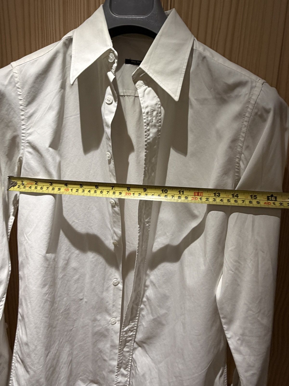Miu Miu Archive Miu Miu Men’s White Double Cuff Shirt IT 37 / 14.5 Size US S / EU 44-46 / 1 - 15 Thumbnail