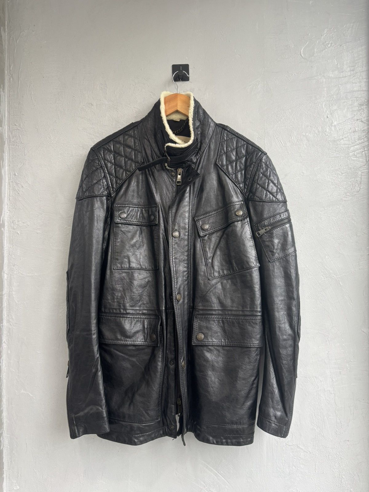 Burberry Burberry By Christopher Bailey M-65 lamb leather jacket. Size US M / EU 48-50 / 2 - 5 Thumbnail