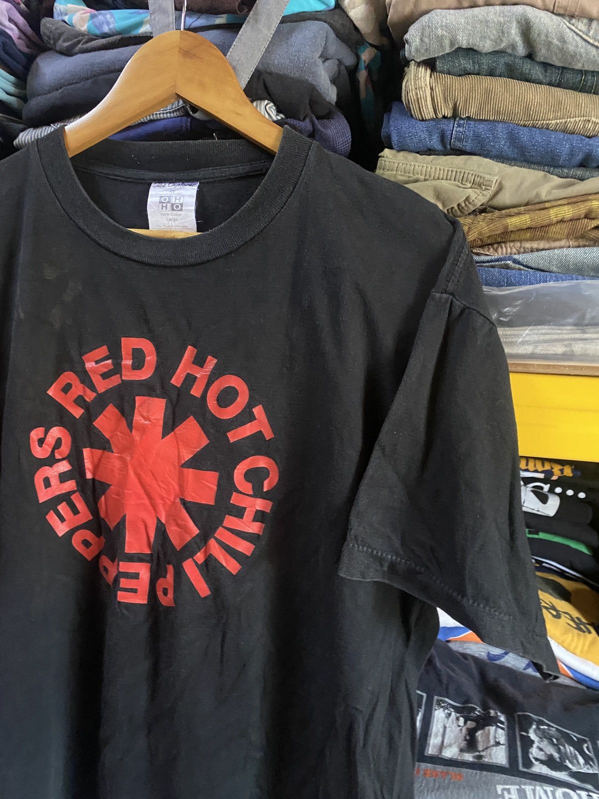 Band Tees × Vintage Vtg 90s Red hot chili peppers Rock Band single stitch tee Size US L / EU 52-54 / 3 - 3 Thumbnail