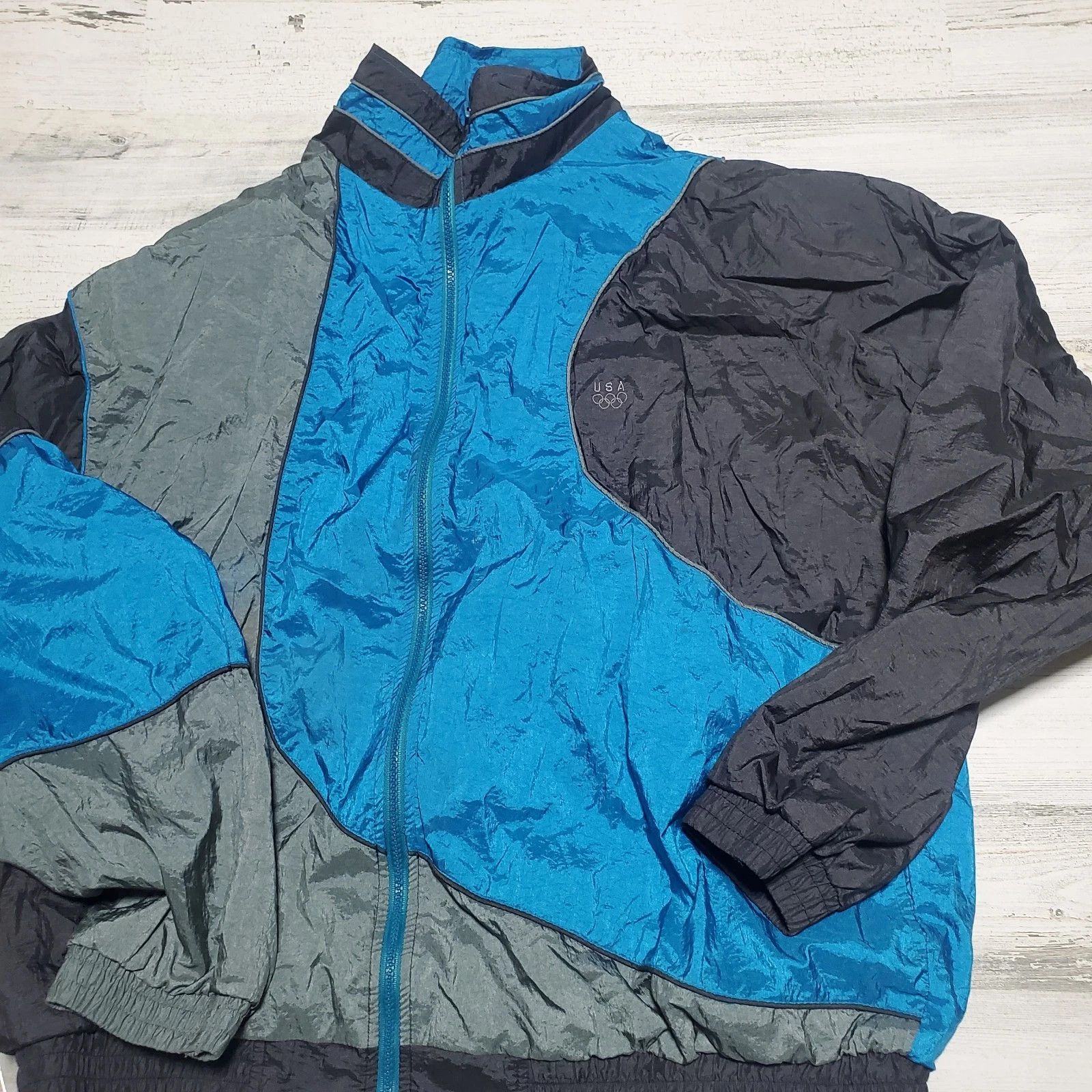 JCPenney Bomber Jacket Size US XL / EU 56 / 4 - 7 Thumbnail