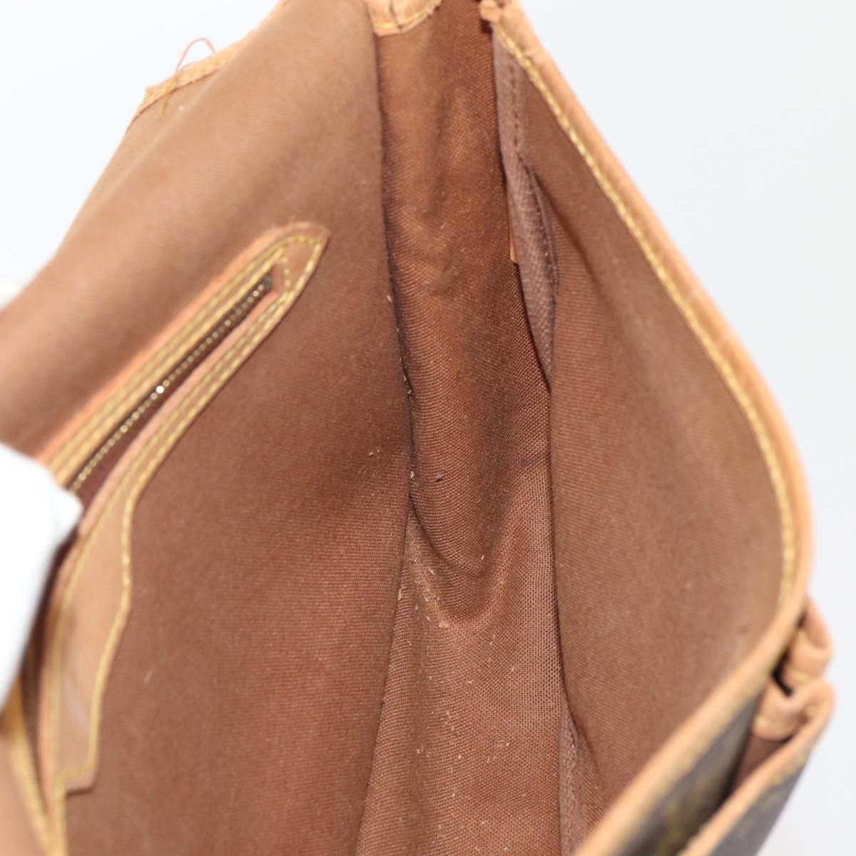 Louis Vuitton LOUIS VUITTON Monogram Gibeciere MM Shoulder Bag M42247 Size ONE SIZE - 13 Thumbnail