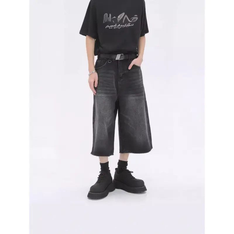 Japanese Brand × Jean Retro casual loose denim shorts Size US 32 / EU 48 - 5 Thumbnail