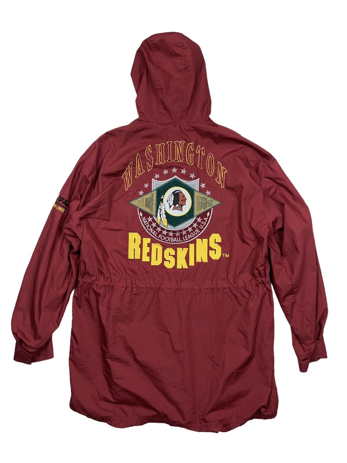 image of 1992 Washington Redskins Nfl Campri Team Line Jacket, Men's (Size Large)