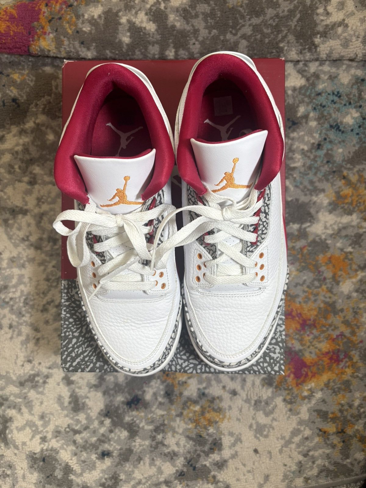 Jordan Brand Air Jordan Retro 3 Cardinal size 9 Size US 9 / EU 42 - 3 Thumbnail