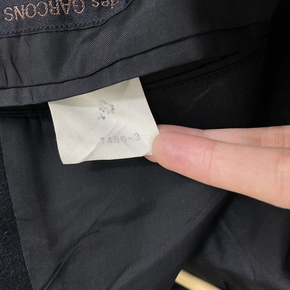 Comme des Garcons Vintage 80s COMME DES GARCONS Homme Black Blazer Coat Size US M / EU 48-50 / 2 - 7 Thumbnail