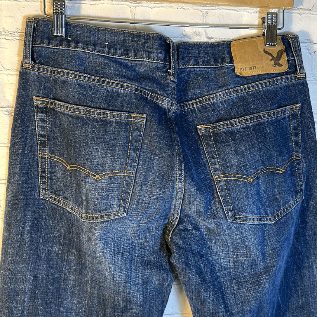 Vintage VINTAGE American Eagle Jeans Bootcut Men 31x32 Denim Blue Adult Men Bootcut Jeans 31 32 Blue Mens Size US 31 - 5 Thumbnail
