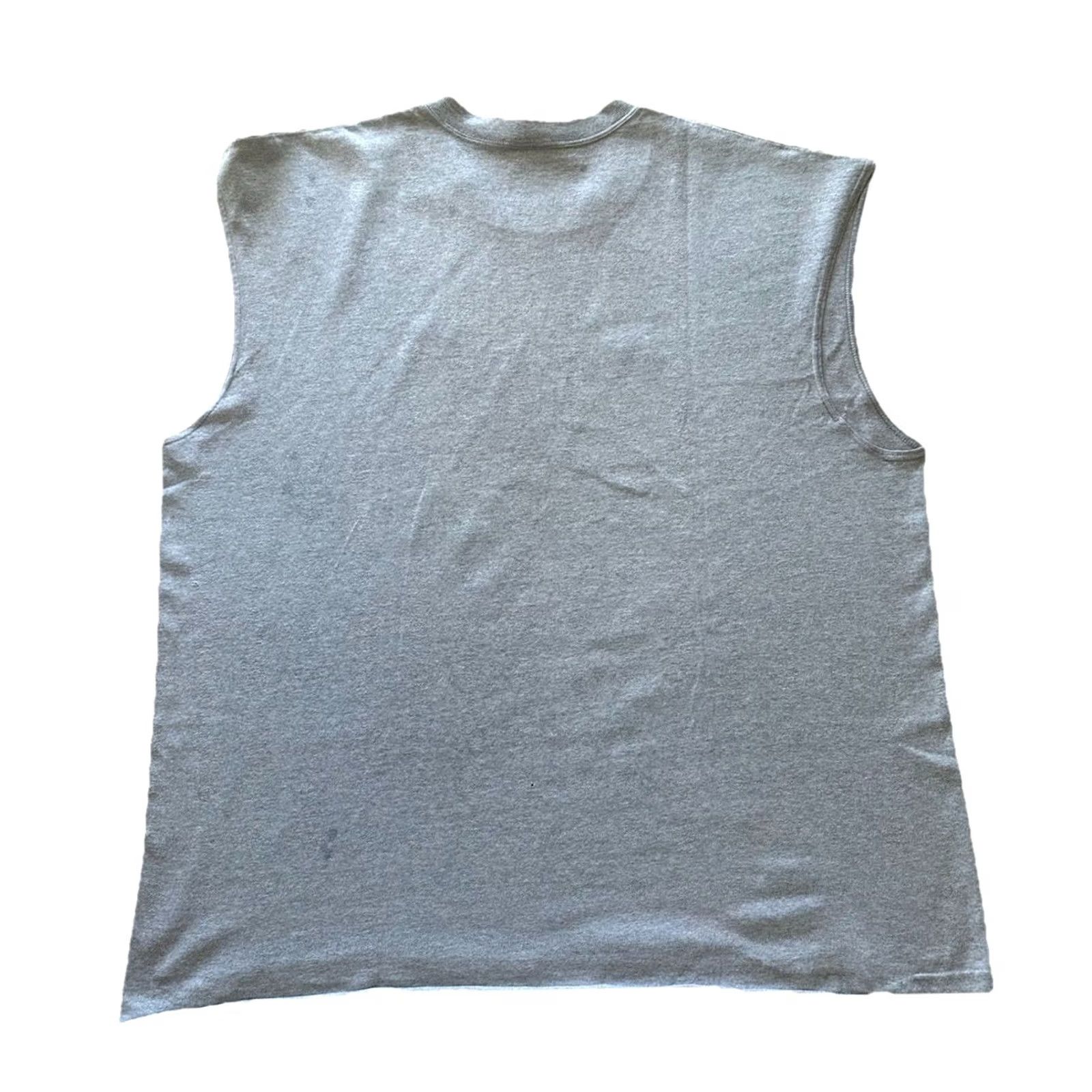 Nike VINTAGE Nike Gray Swoosh Tank Top Mens XXL Made In USA Embroidered Swoosh 90s Size US XL / EU 56 / 4 - 7 Thumbnail