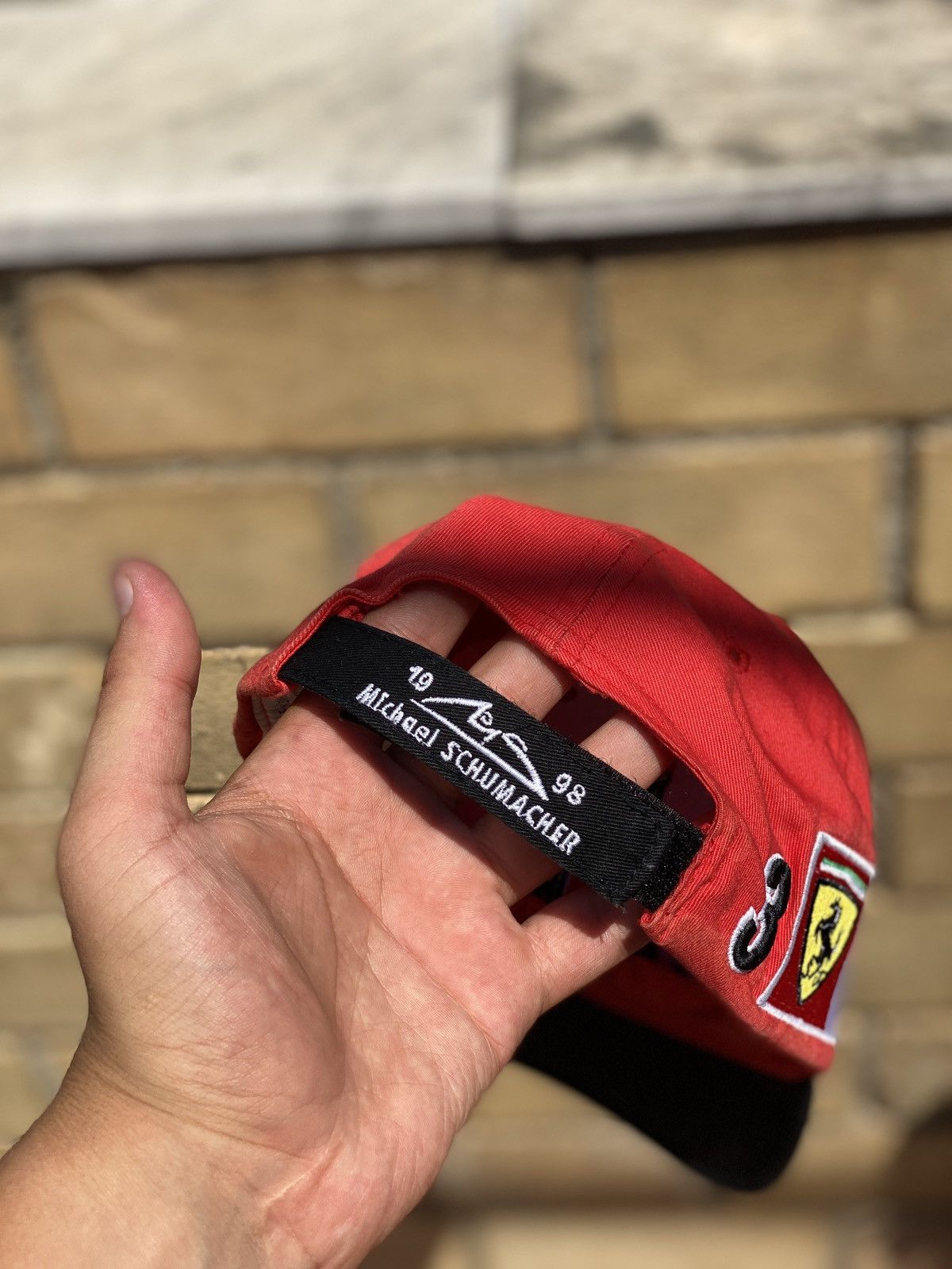 Ferrari FERRARI DEKRA MICHAEL SCHUMACHER 1998 F1 FORMULA 1 CHAMP CAP Size ONE SIZE - 4 Thumbnail