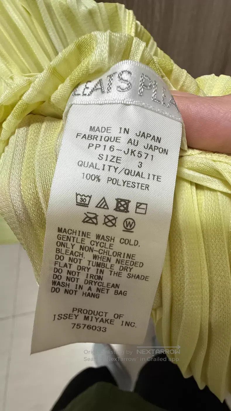 Issey Miyake Issey Miyake Yellow Tank Top Size L / US 10 / IT 46 - 6 Thumbnail