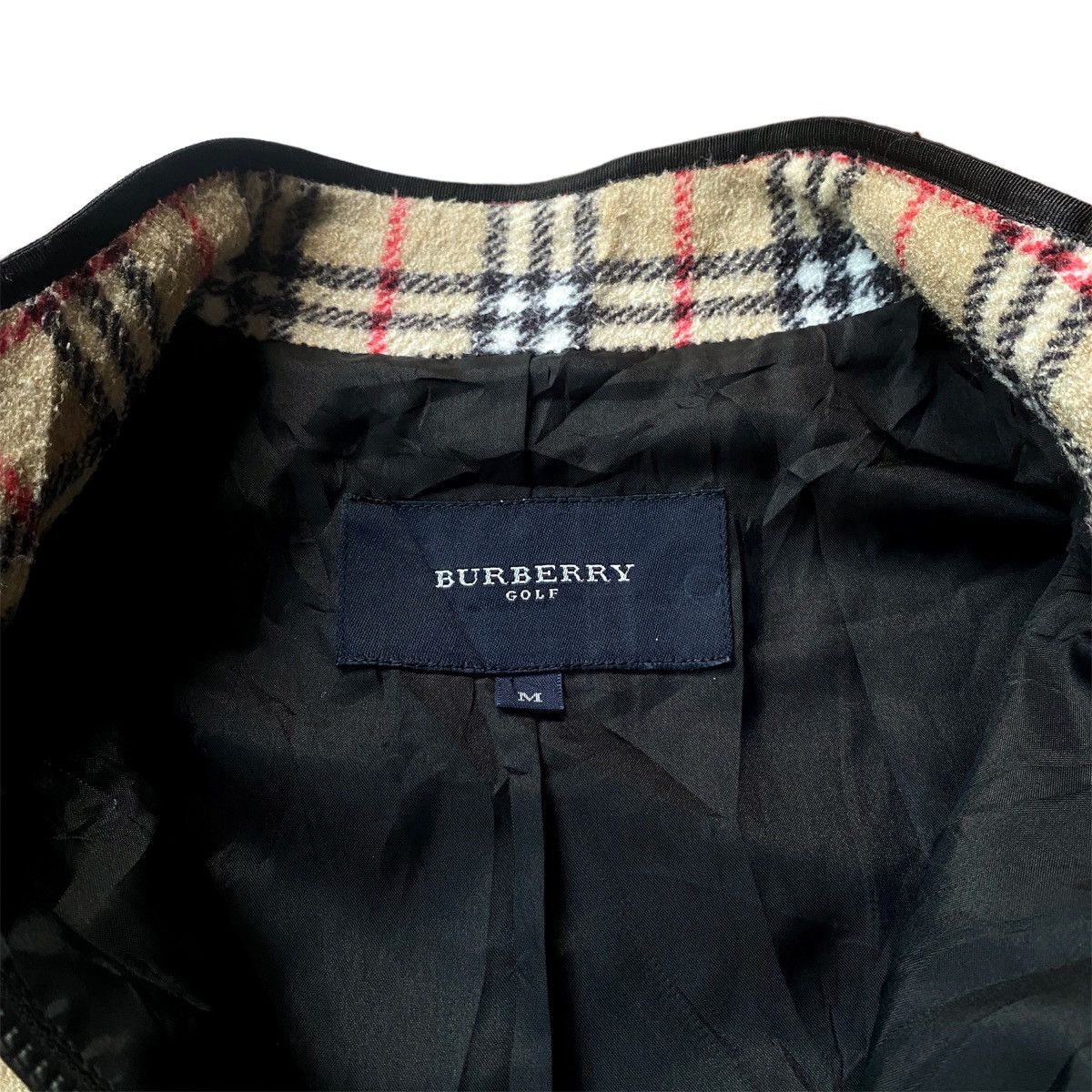 Burberry × Burberry Prorsum × Vintage Vintage Burberry Fleece Nova Check Vest Jacket Size US M / EU 48-50 / 2 - 3 Thumbnail