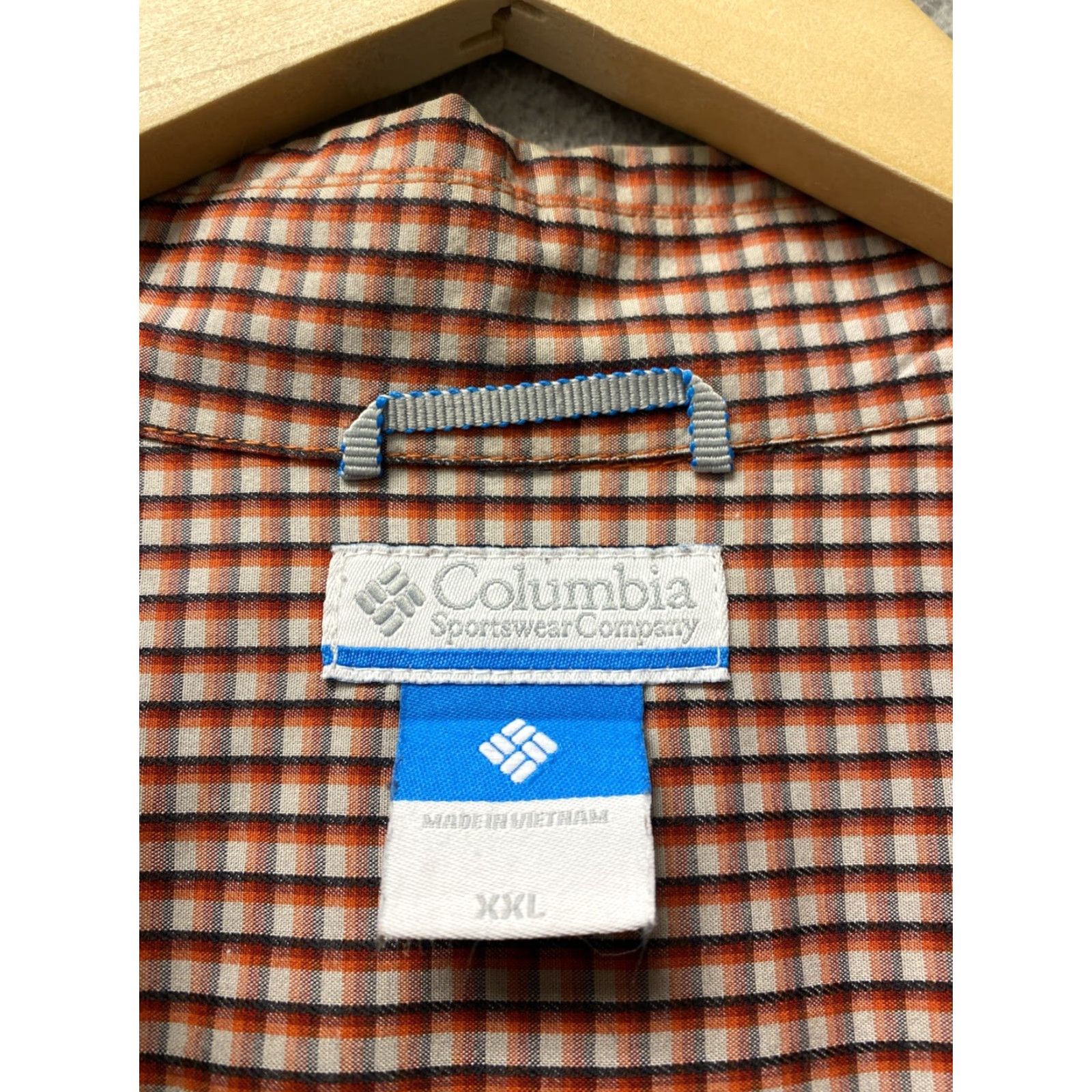 Vintage COLUMBIA Red Check Button-Up Shirt Long Sleeve Men’s 2XL Cotton Size US XXL / EU 58 / 5 - 4 Thumbnail