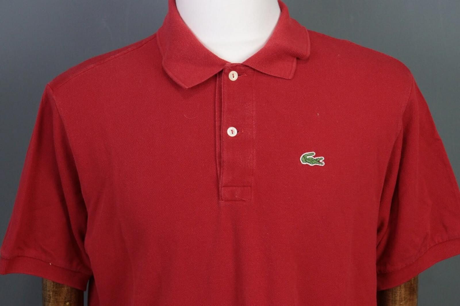 Lacoste Lacoste Red Short Sleeve Polo Shirt Size 6 / XL Size US M / EU 48-50 / 2 - 3 Thumbnail