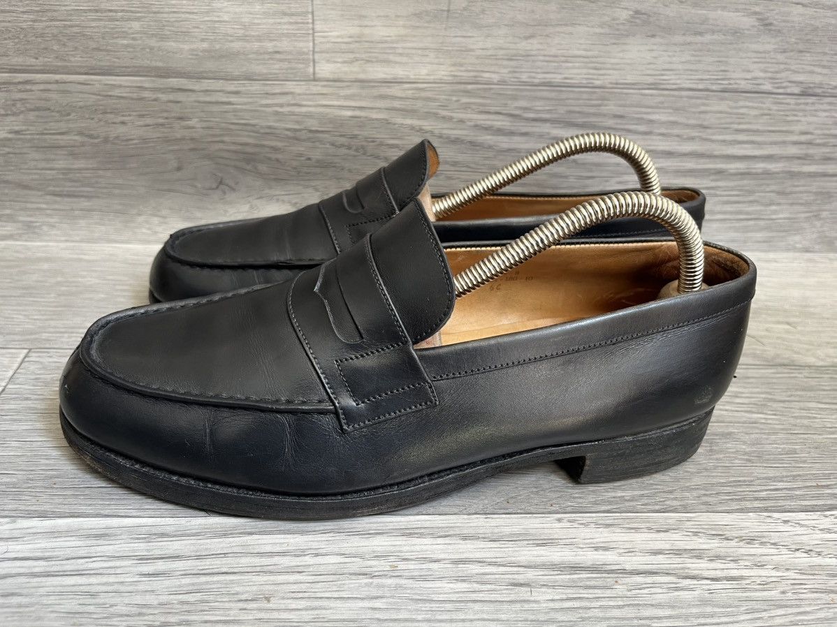 J.M.Weston 180 Slip On Penny Loafers Uk 6c in Black, Men's (Size 7) — image 5 of 6