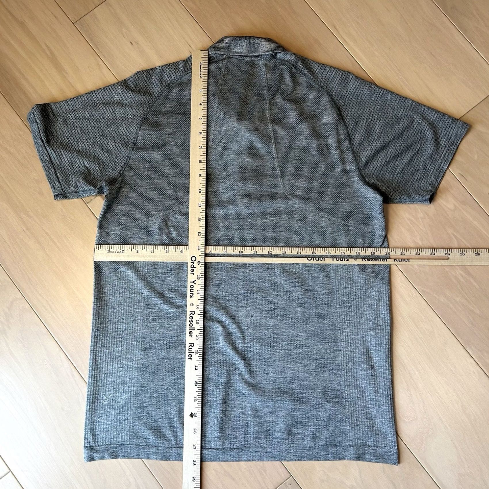 Lululemon Lululemon Metal Vent Polo Gray Shirt Short Sleeve Men Large Athletic Shirt Size US L / EU 52-54 / 3 - 5 Thumbnail
