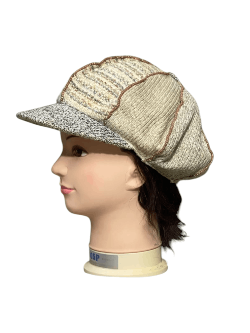 Japanese Brand Vintage Seijitstudio Patcwork Newsboy Hats Size ONE SIZE - 3 Thumbnail
