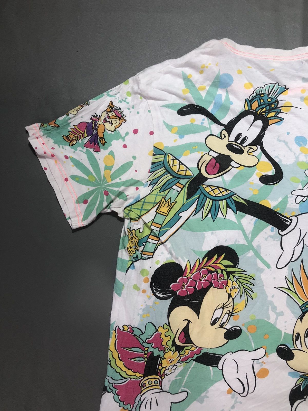 Disney × Hysteric Glamour × Japanese Brand Tokyo Disney Resort All Over Print Tshirt Tee Size US L / EU 52-54 / 3 - 8 Thumbnail