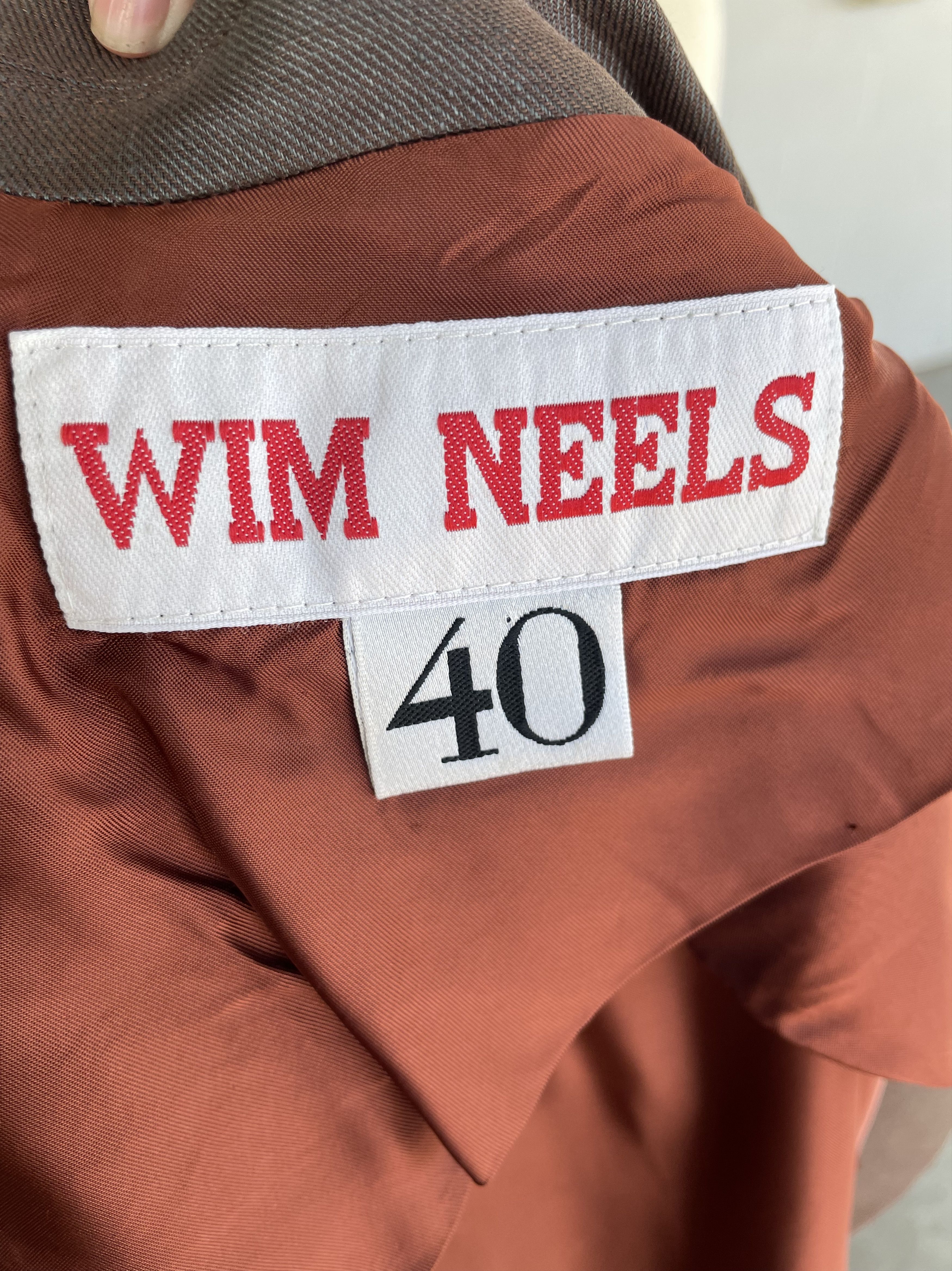Wim Neels Wim Neels Copper Minimalist blazer / elastic belt Size S / US 4 / IT 40 - 3 Thumbnail