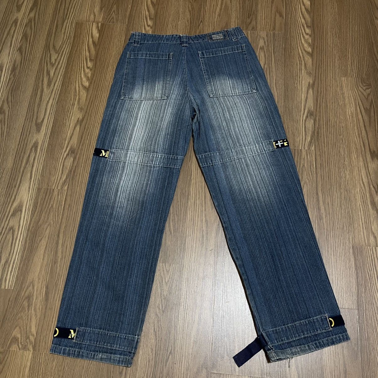 Marithe + Francois Girbaud × Vintage Rare Marithe Francois Girbaud Shuttle spell out Jeans Size US 34 / EU 50 - 4 Thumbnail