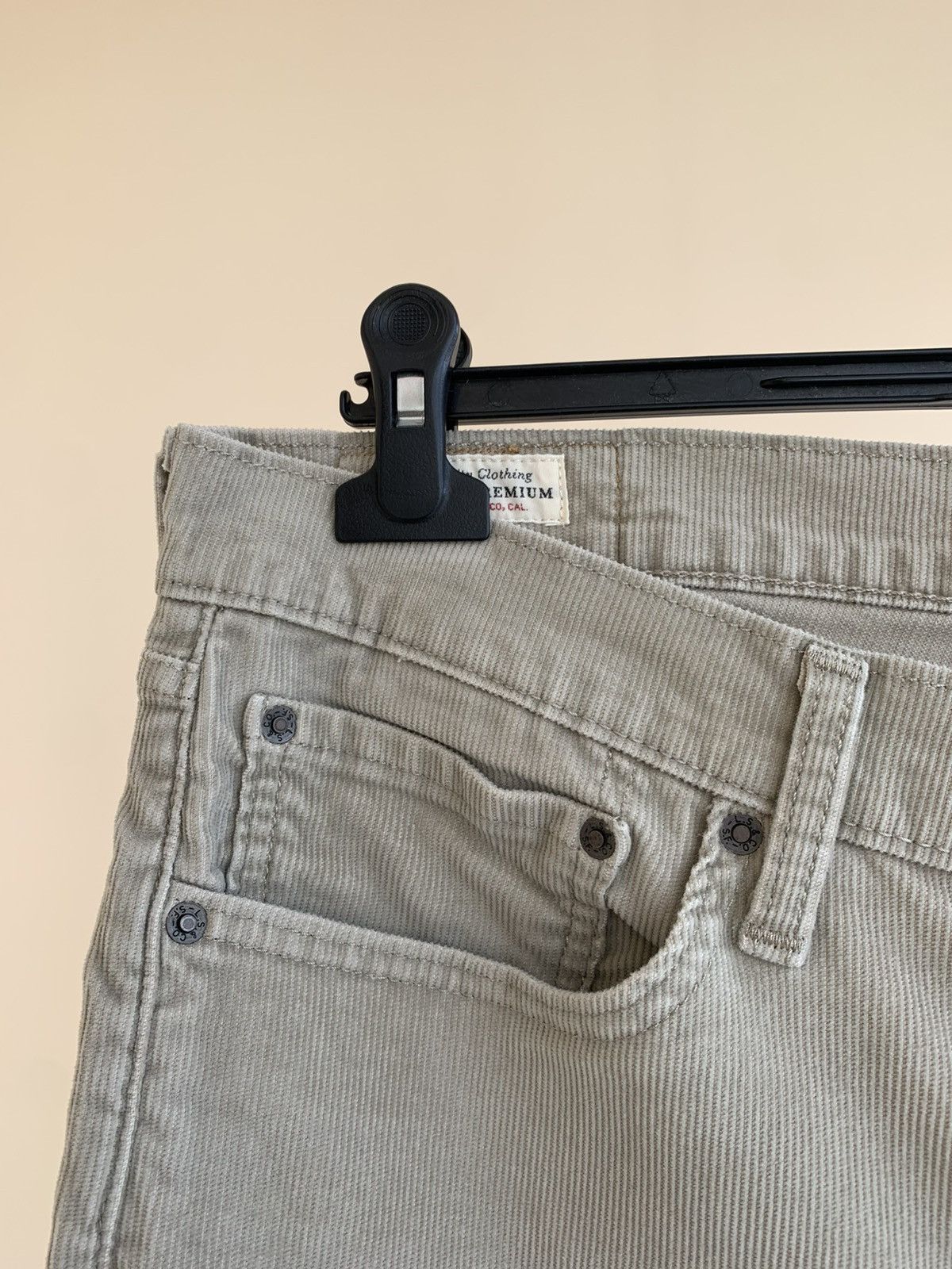 Levi's Premium 514 Slim Fit Straight Corduroy 5 Pocket Jeans Pants Size US 34 / EU 50 - 6 Thumbnail