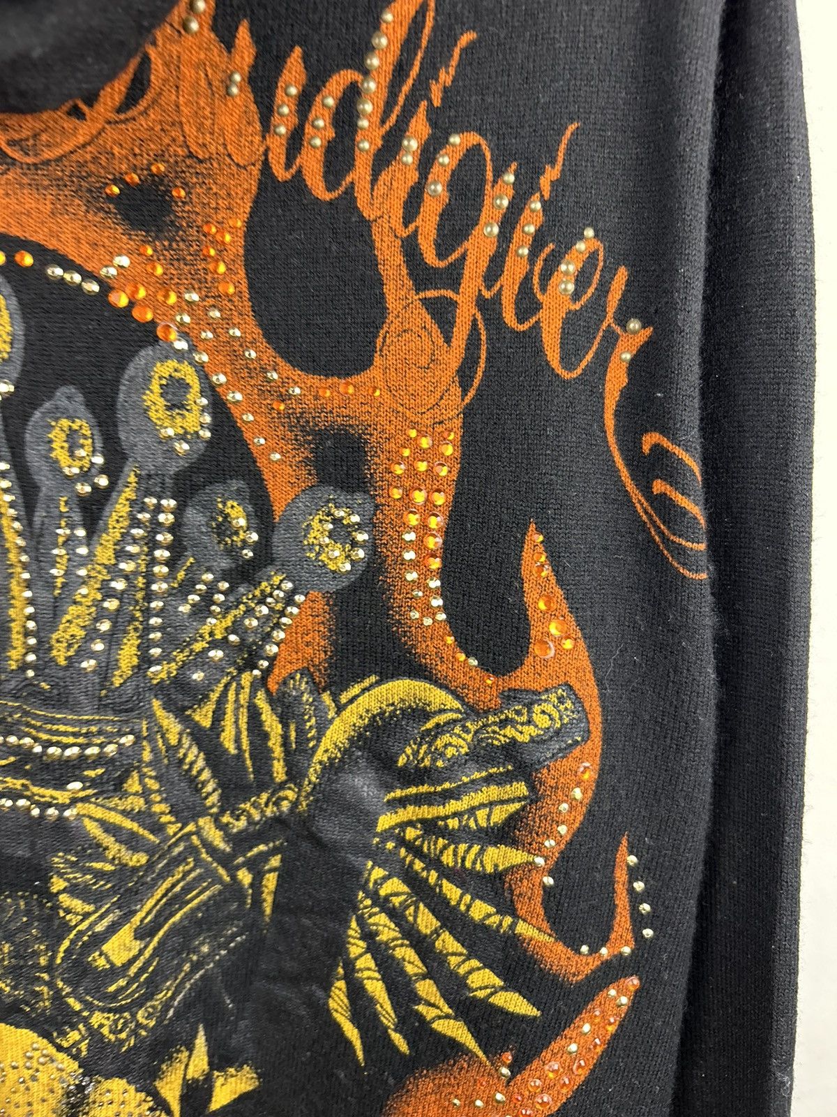 Christian Audigier Christian Audigier Zip Hoodie Black Logo Size US XL / EU 56 / 4 - 17 Thumbnail