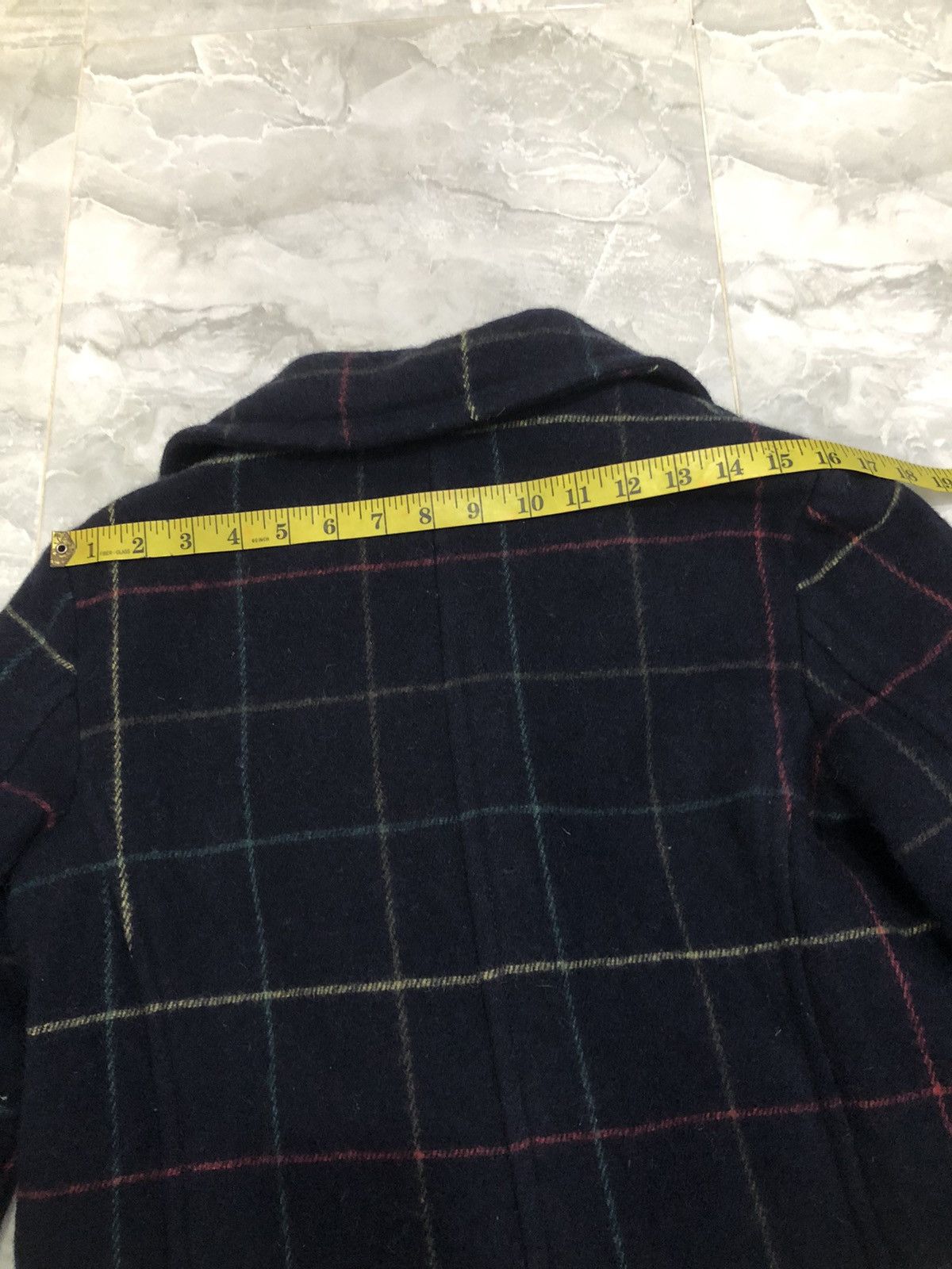 Japanese Brand Arnold Palmer Japan Wool Check Peacoat Women’s 90s Size S / US 4 / IT 40 - 18 Thumbnail