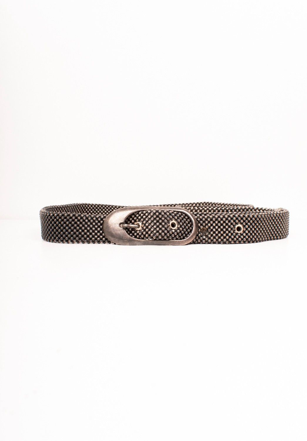 Hollywood Trading Company HTC Metal Heavy Men Belt Size L Size 38 - 3 Thumbnail