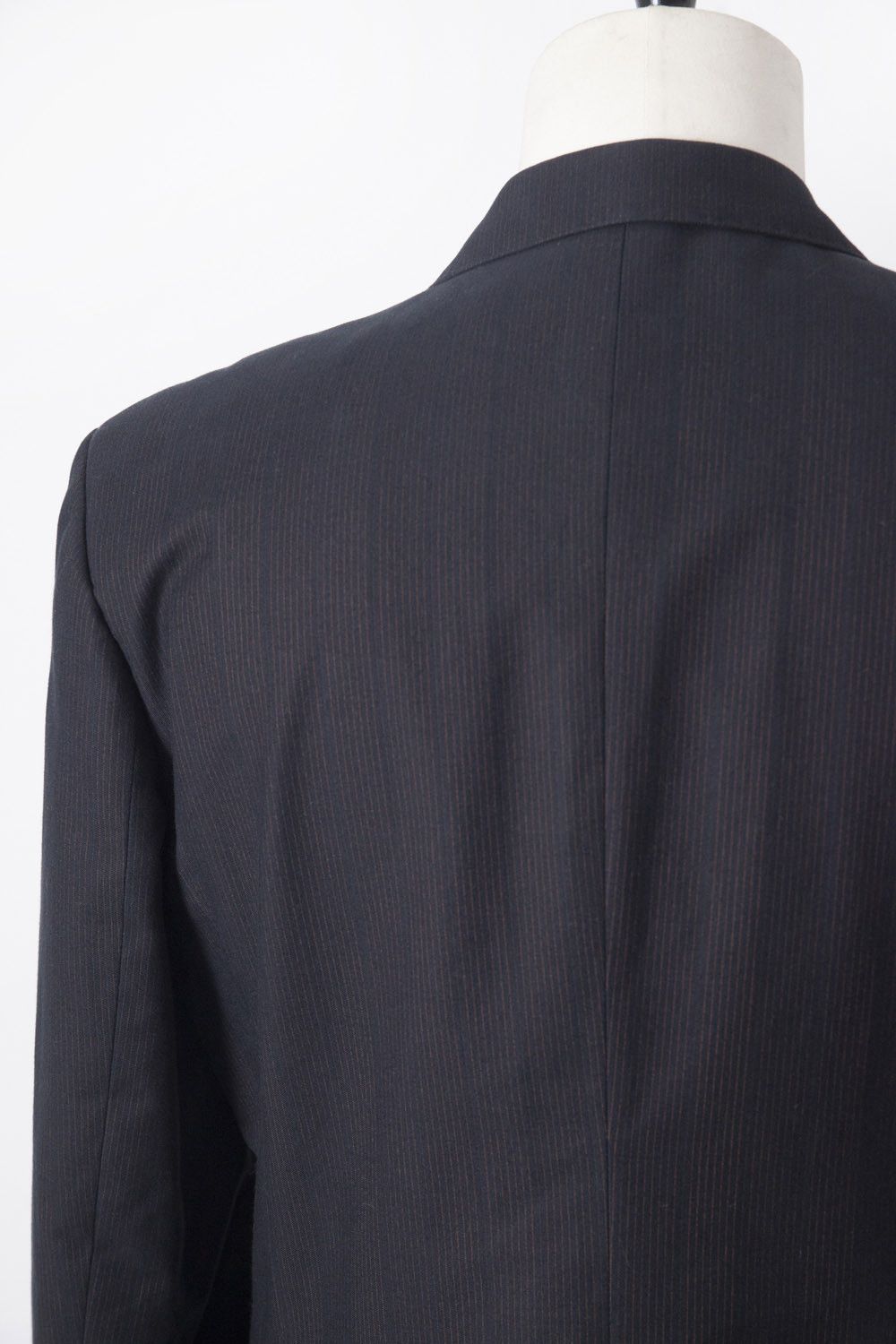 Giuliano Fujiwara Giuliano Fujiwara black/red pinstripe suit Size 48S - 5 Thumbnail