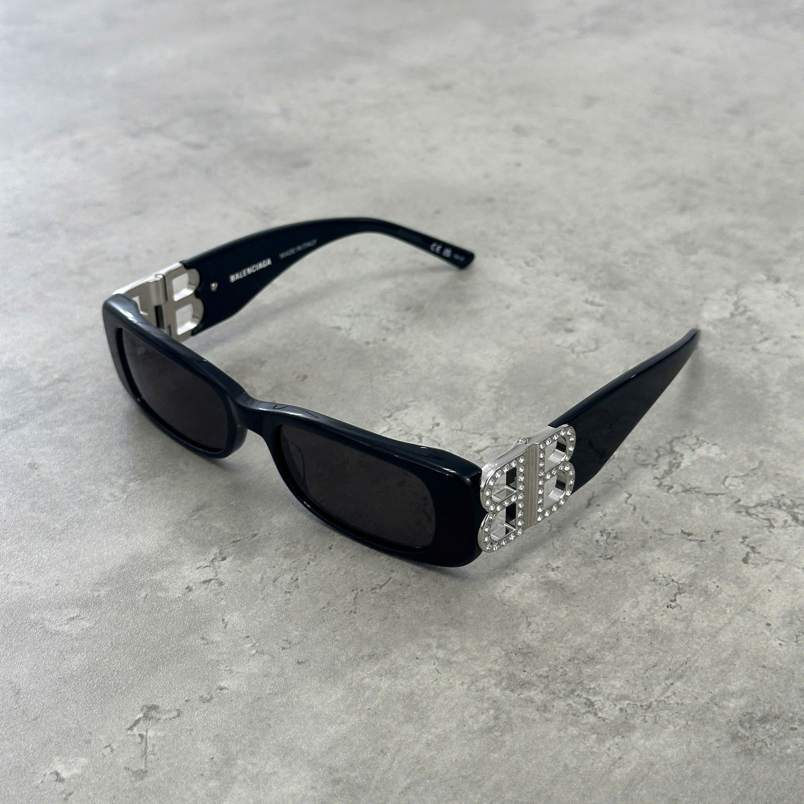 Balenciaga Sunglasses Black | Grailed