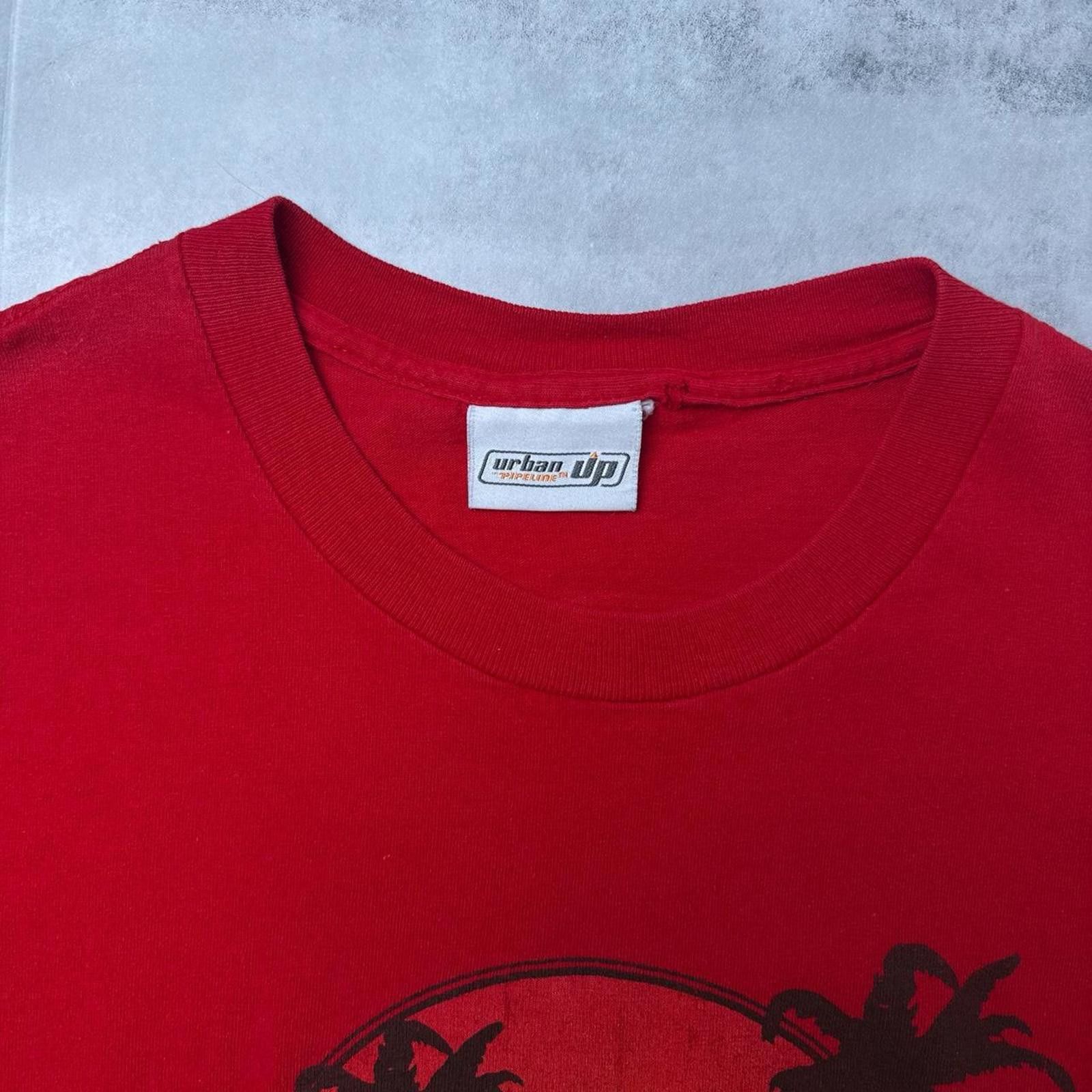 Other Y2K Surf Urban Pipeline 00s Red T shirt Size US M / EU 48-50 / 2 - 5 Thumbnail
