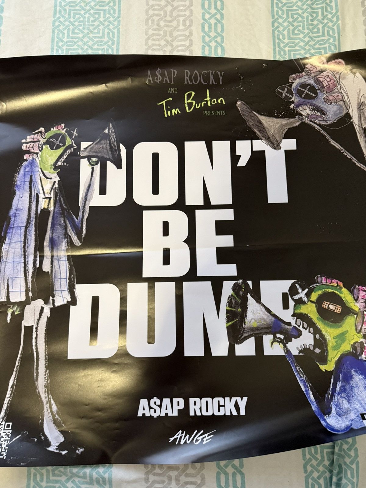 AWGE Dont be dumb poster Size ONE SIZE - 1 Thumbnail