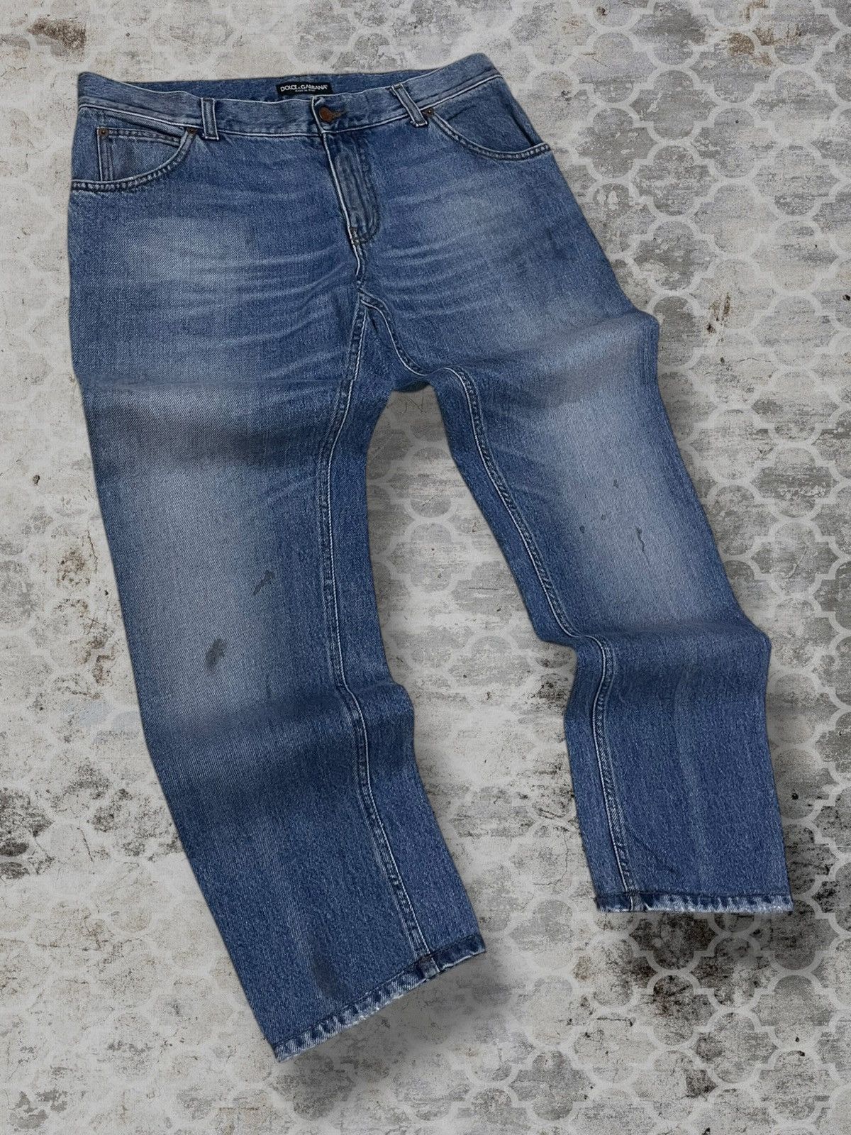 Dolce & Gabbana Vintage Authentic Designer Dolce & Gabbana Distressed Denim Size US 34 / EU 50 - 2 Thumbnail