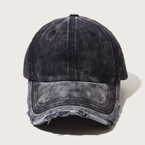 Japanese Brand Kawase x Miyu Utility grunge tie dye distressed ripped cap Size ONE SIZE - 2 Thumbnail