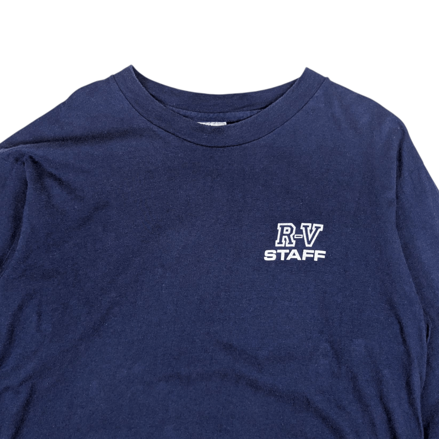 Hanes Vintage 80's HANES RV Staff Long Sleeve T-Shirt Size US L / EU 52-54 / 3 - 4 Thumbnail