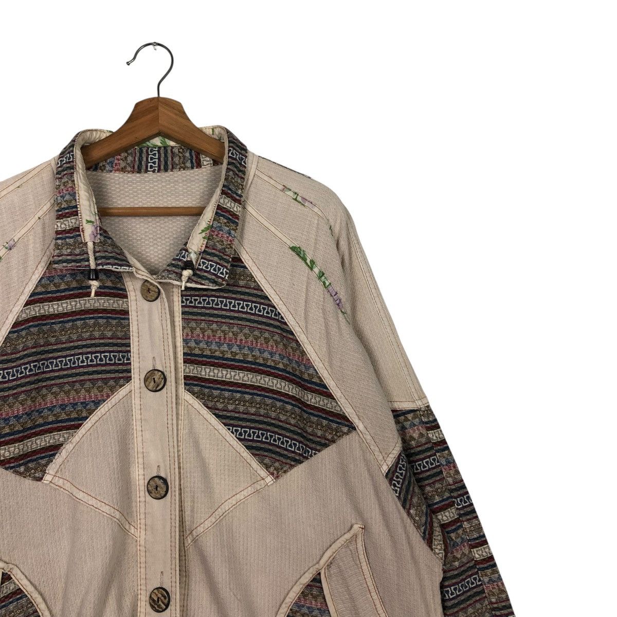 Japanese Brand × Vintage 🔥VINTAGE TRADITIONAL JAPANESE DESIGN CHORE JACKET UNKNOWN Size US L / EU 52-54 / 3 - 8 Thumbnail
