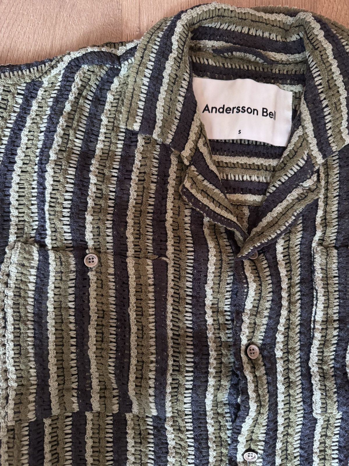 Andersson Bell Andersson Bell - Sheer Green Shirt Size US S / EU 44-46 / 1 - 3 Thumbnail