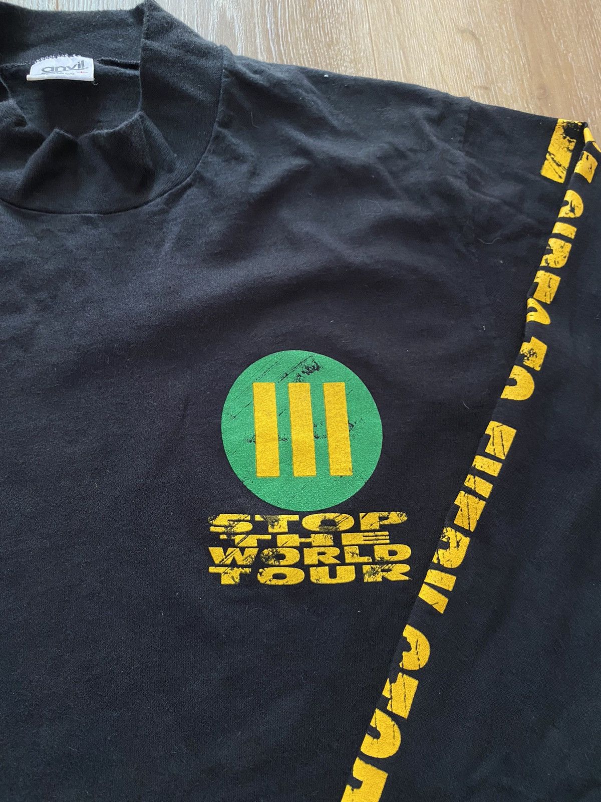 Band Tees × Vintage 90s Extreme Stop World Tour Long Sleeve T Shirt Size US L / EU 52-54 / 3 - 2 Thumbnail