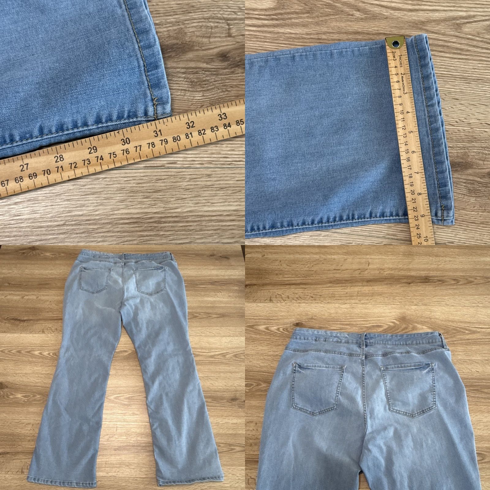Vintage VINTAGE Wonderly Women's Jeans Bootcut Plus Size 18W Light Wash Denim 31.5 Inseam Size 40" / US 18 - 8 Thumbnail