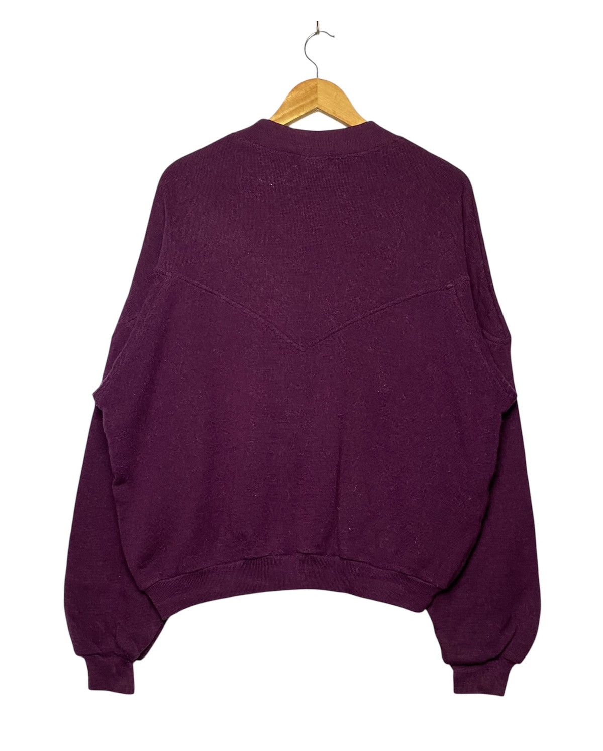 Lacoste Vintage Lacoste wool Small Logo Sweatshirt Size US XL / EU 56 / 4 - 3 Thumbnail