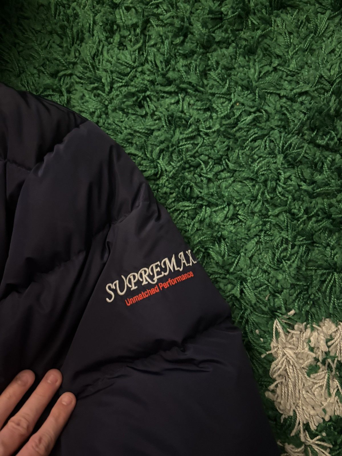 Supreme × Umbro Supreme x Umbro Puffer Jacket (Navy Blue) Size US S / EU 44-46 / 1 - 4 Thumbnail