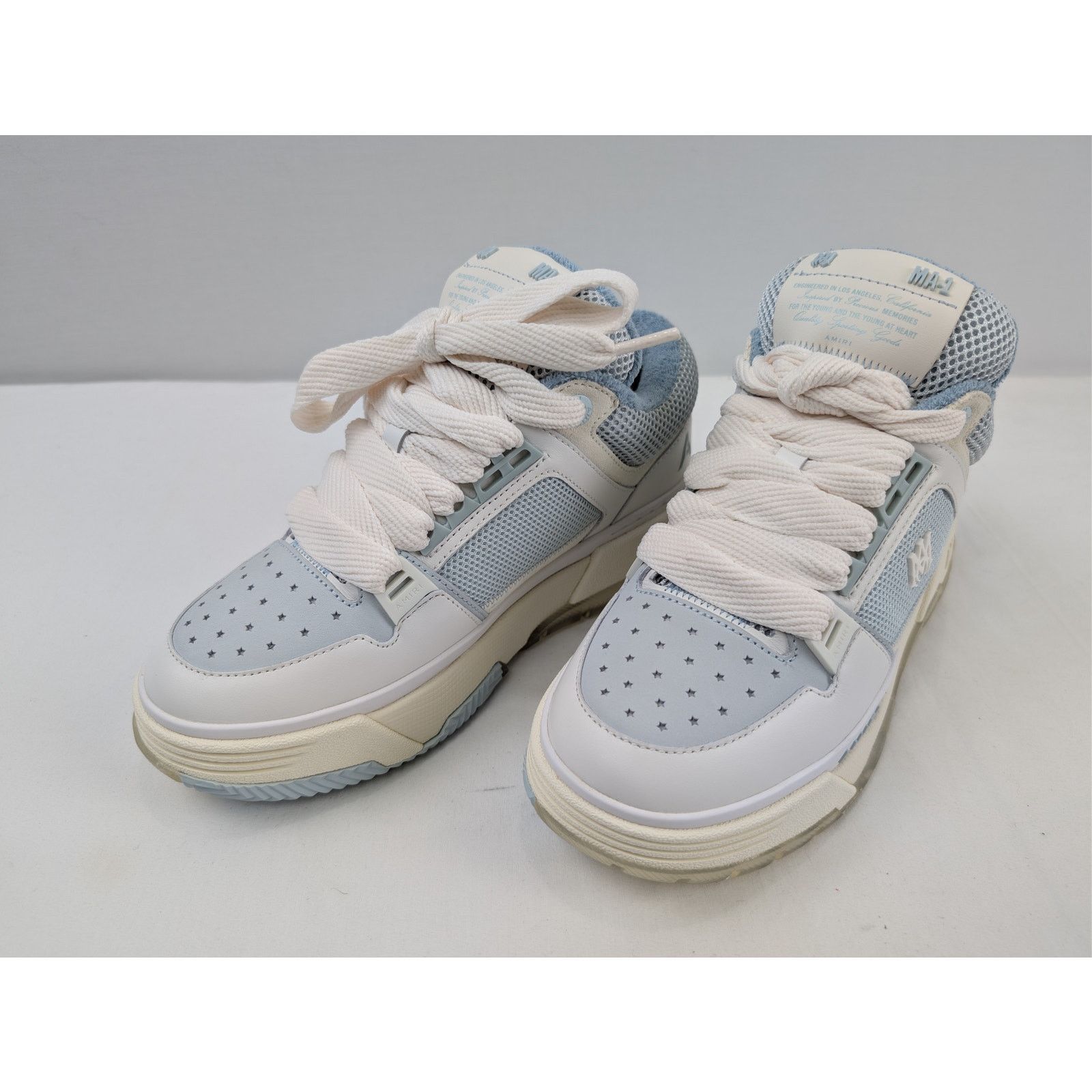 Amiri o1rshd1 MA-1 Sneakers in Ice Blue 40 Size US 10 / IT 40 - 8 Thumbnail