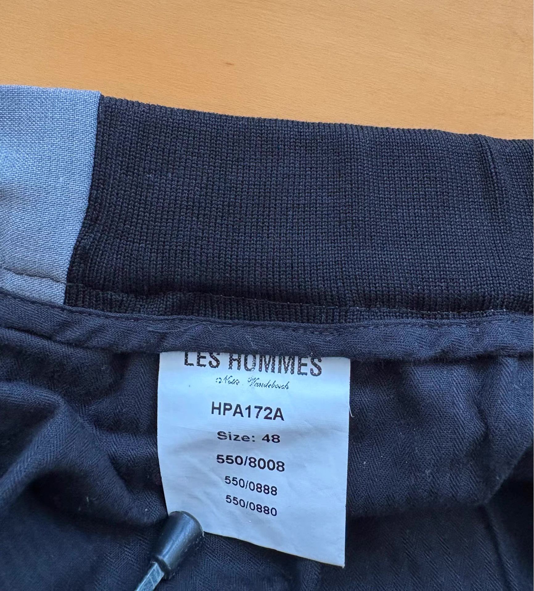 Les Hommes Les Hommes Men's Grey Paneled Casual Pants Ｑ21 Size US 34 / EU 50 - 3 Thumbnail