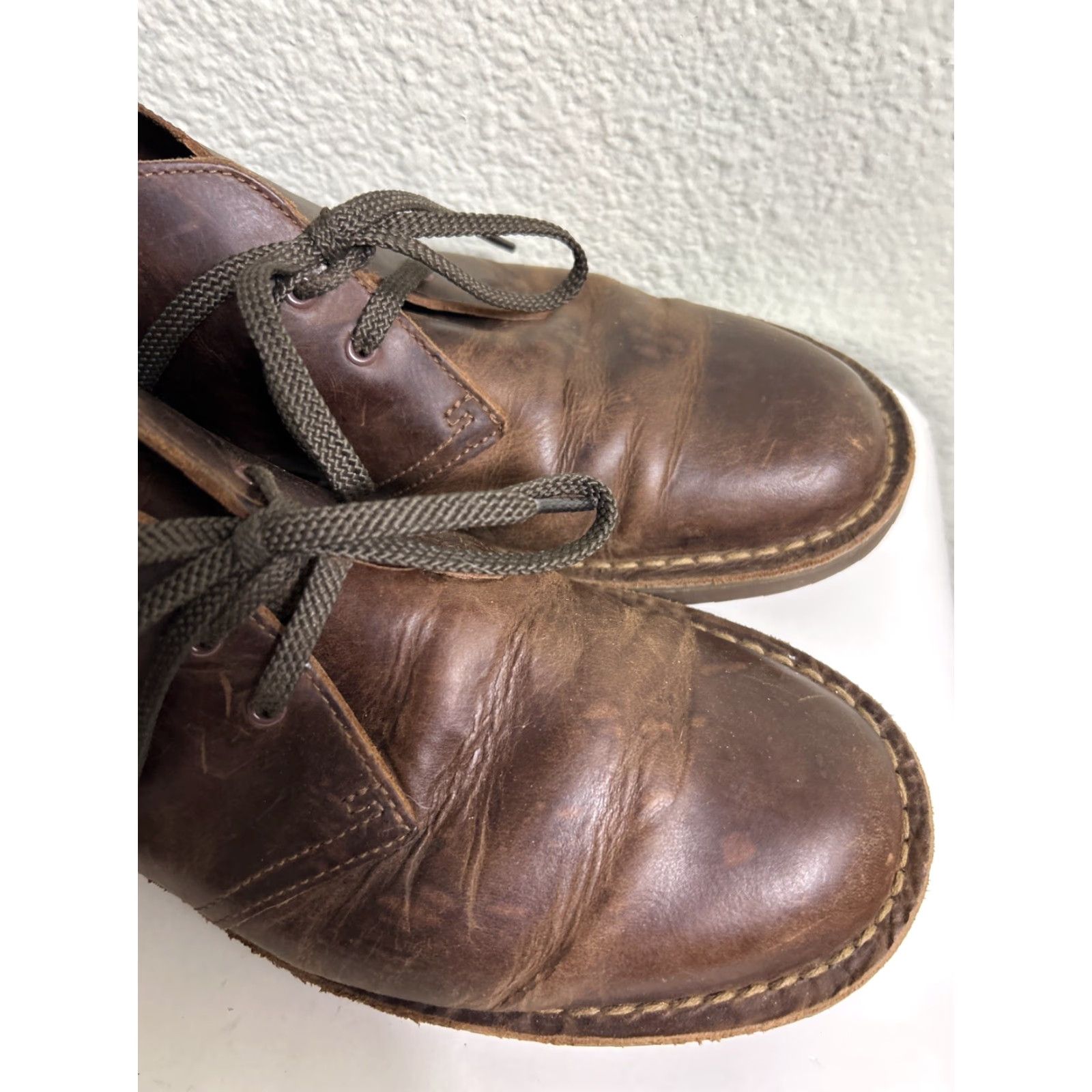 Clarks Clarks Bushacre 15522 Brown Leather Chukka Boots Men Size 7.5 M Size US 8 / EU 41 - 4 Thumbnail