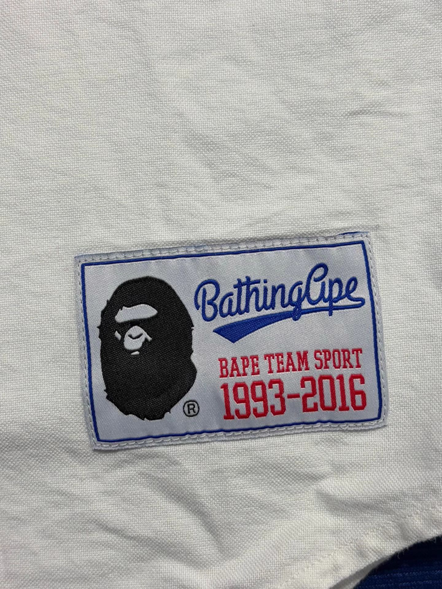Bape Bape White Embroidered Shirt Size US S / EU 44-46 / 1 - 5 Thumbnail