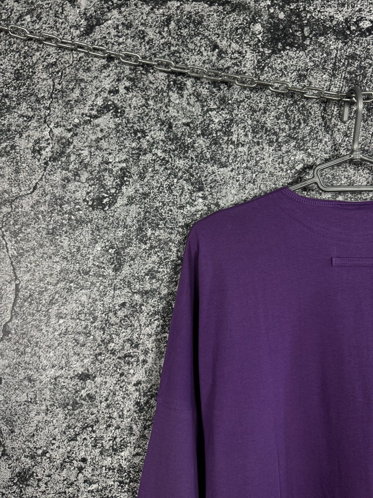 Adidas Adidas Vintage 90s Henley Purple Shirt Balloon Sleeve Size L Size US L / EU 52-54 / 3 - 16 Thumbnail