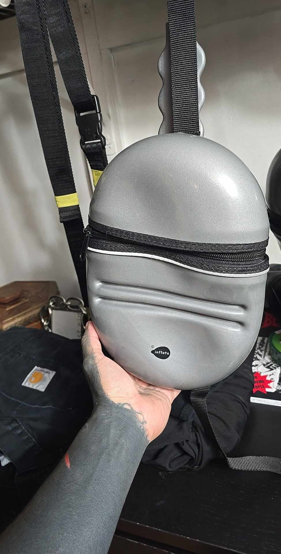 Craig Morrison Craig Morrison silver Inflate Rucksack | Grailed