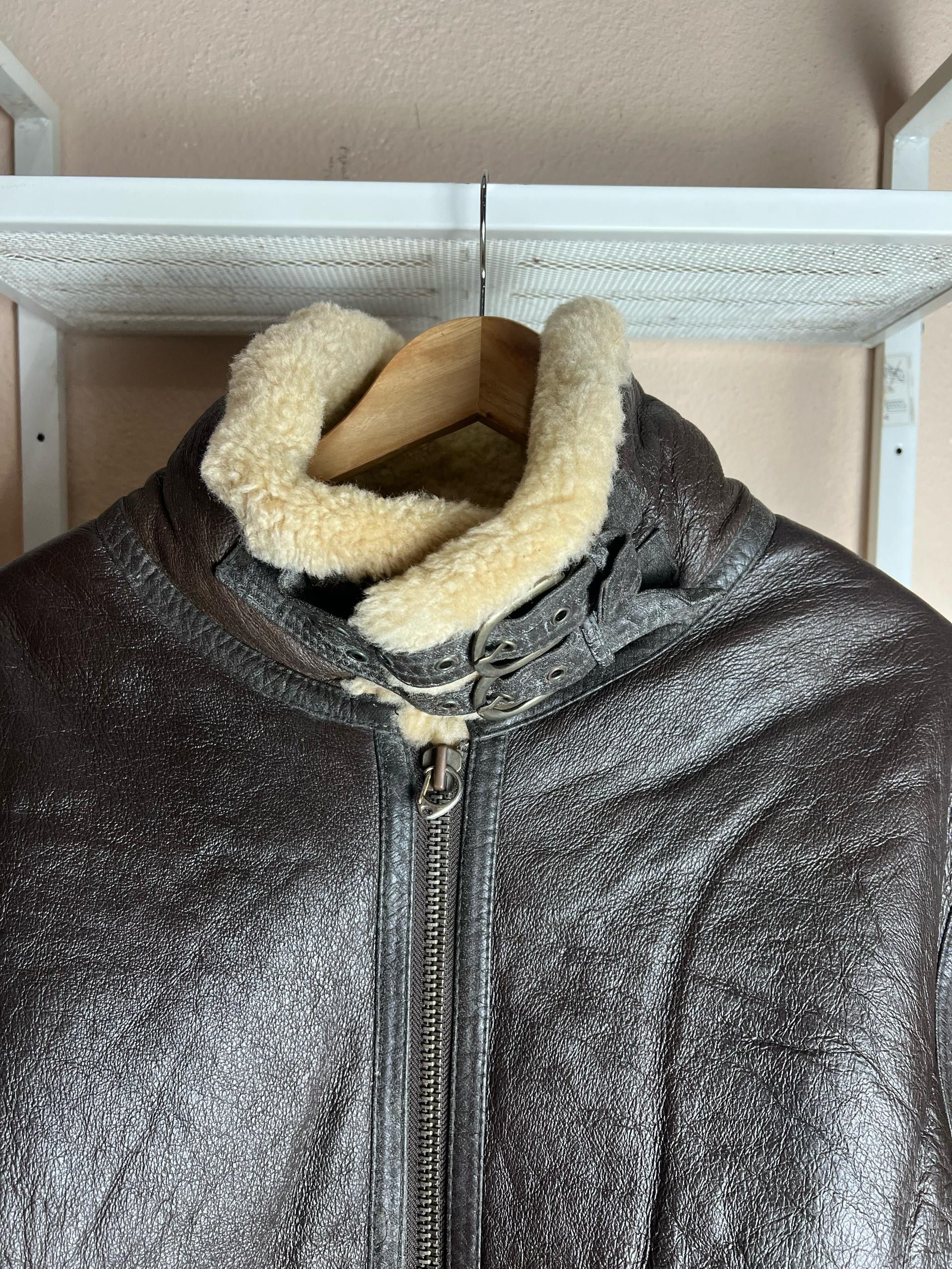 Japanese Brand × Vintage Vintage B3 Leather Sheepskin Jacket Size US M / EU 48-50 / 2 - 2 Thumbnail