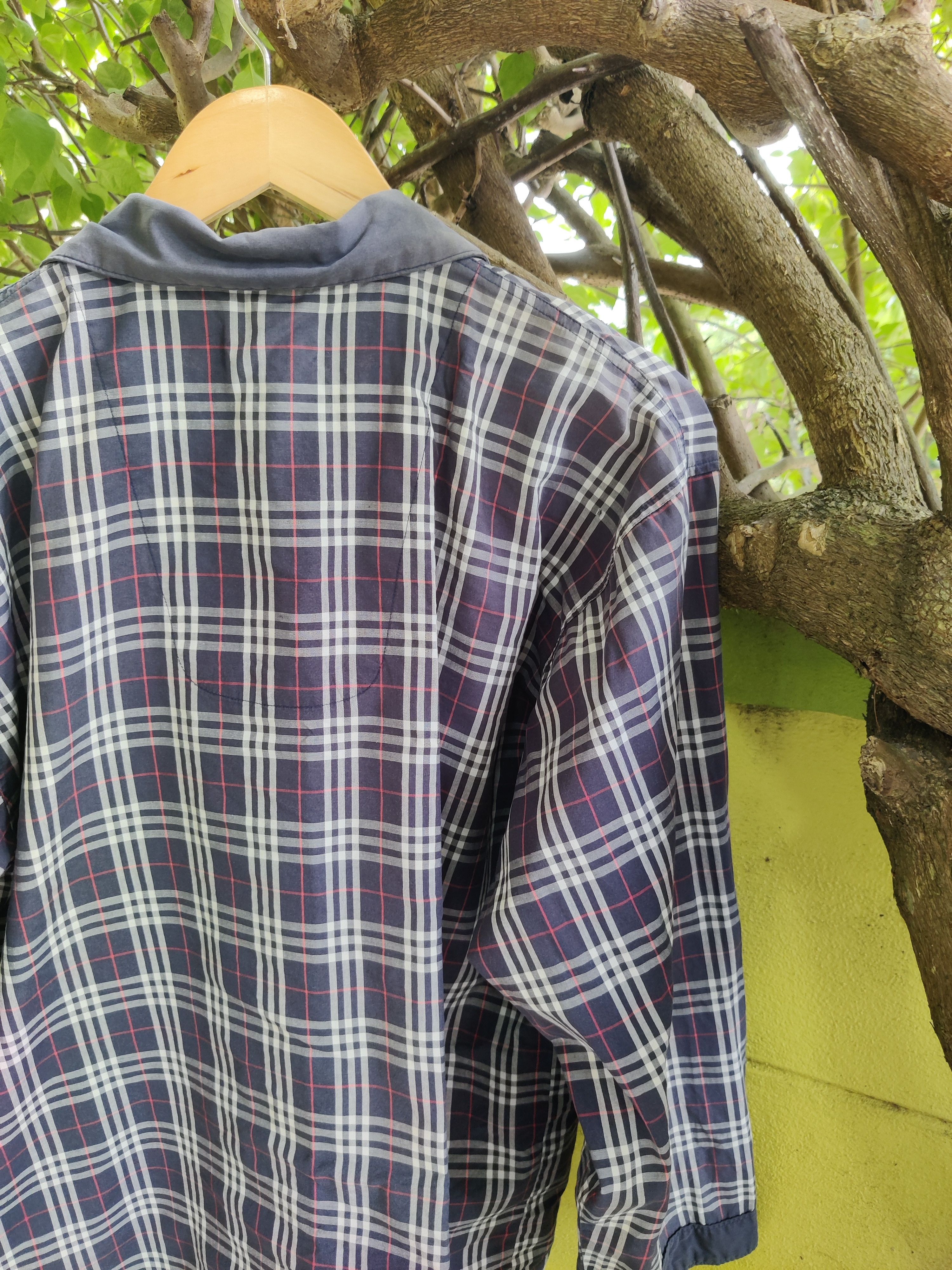 Burberry Vintage Faded Burberry Nova Check Sleepwear Shirt Size US M / EU 48-50 / 2 - 6 Thumbnail