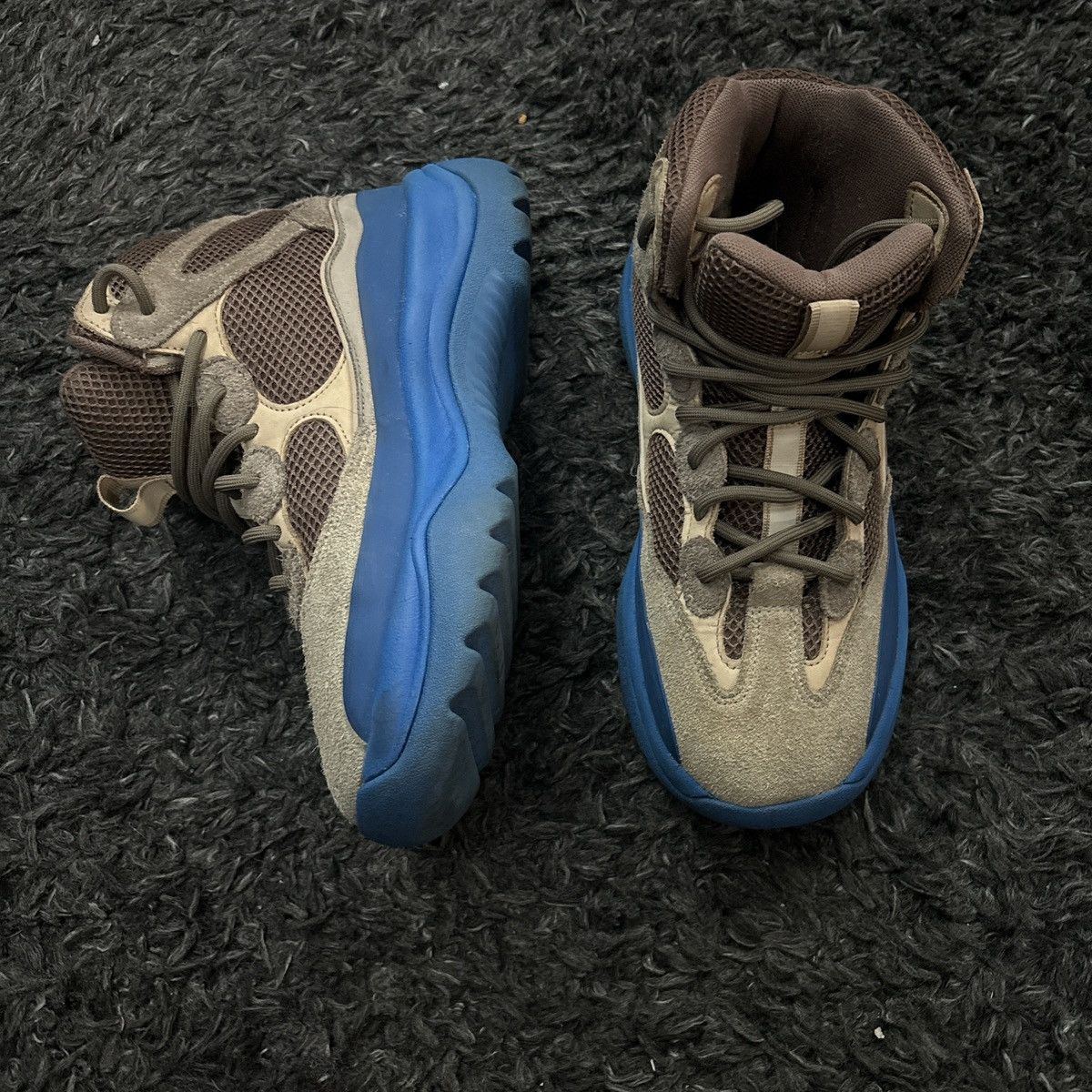 Yeezy Taupe blue yeezy boots Size US 9 / EU 42 - 1 Thumbnail