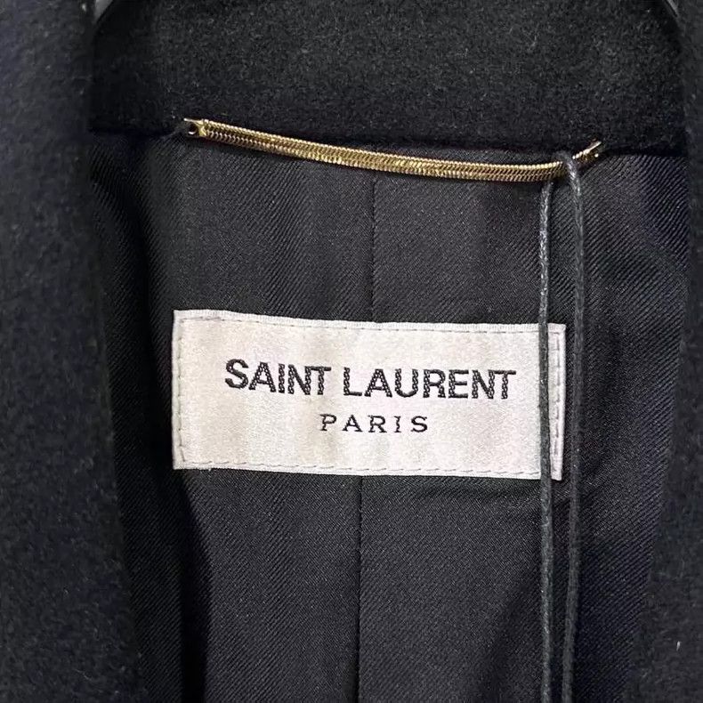 Saint Laurent Paris Saint Laurent Paris Limited edition black smoking blazer 25 Size XXS / US 00 / IT 34 - 5 Thumbnail